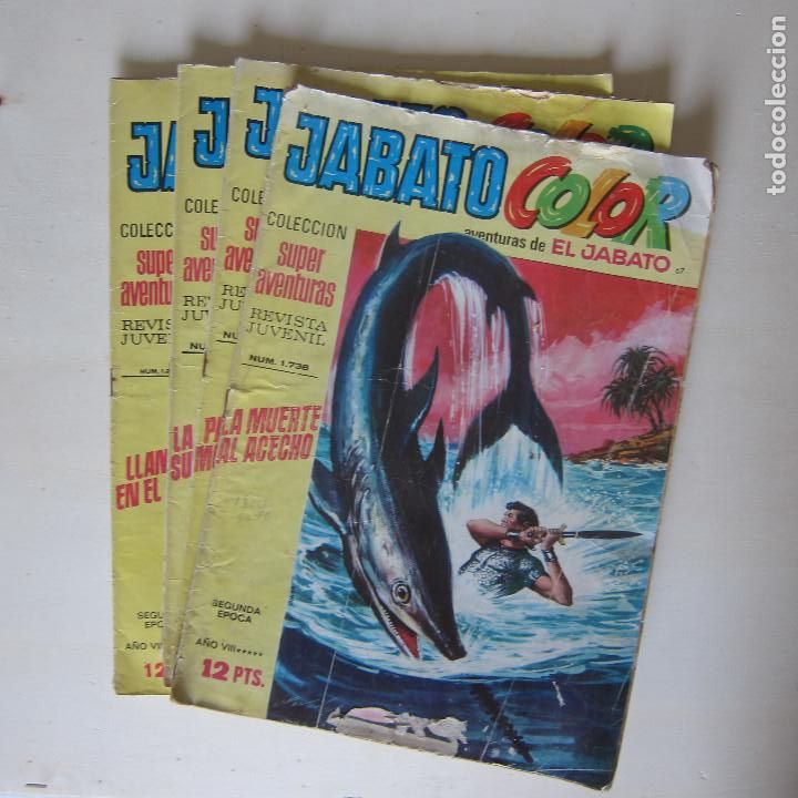 Tebeos: JABATO COLOR (4 EJEMPLARES) COMIC - Foto 1