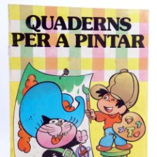Tebeos: QUADERNS PER PINTAR HEROIS INFANTILS - GRANDE 4. PULGARCITO (JAN) BRUGUERA, 1985. OFRT. Lote 324418793