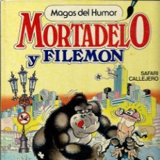 Tebeos: MORTADELO Y FILEMON - SAFARI CALLEJERO - MAGOS DEL HUMOR Nº 3 - BRUGUERA 1984 1ª ED. - NUEVA PORTADA. Lote 388513894