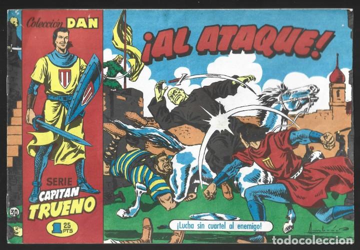 Tebeos: COMIC DEL CAPITAN TRUENO COLECCION DAN EN AL ATAQUE N&ordm; 30 - Foto 1