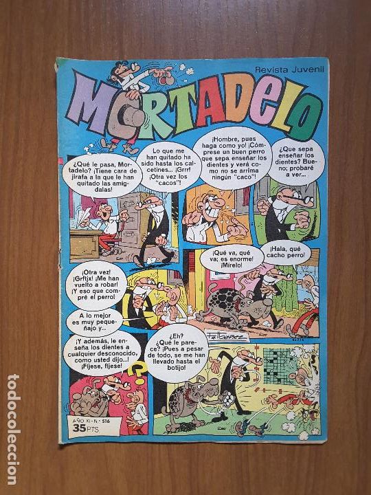 Tebeos: Mortadelo 516. Bruguera. - Foto 1