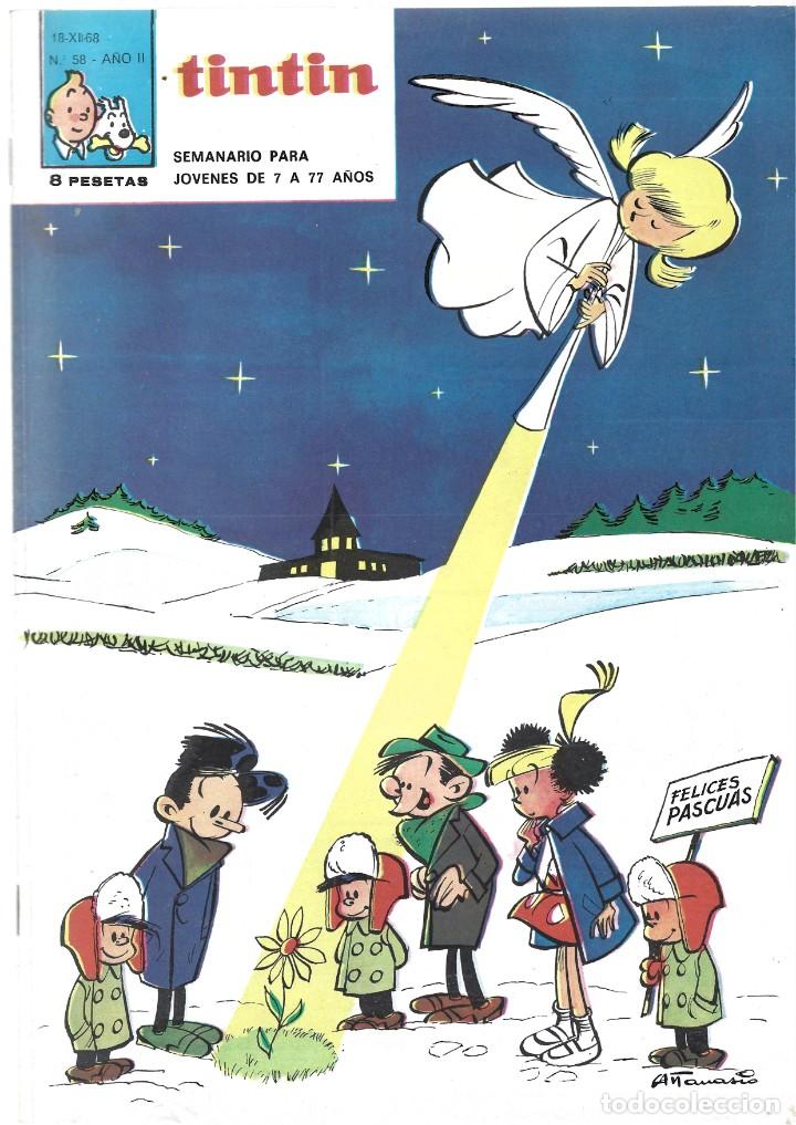Tebeos: Semanario Tintin 58, 1968, Zendrera, muy buen estado