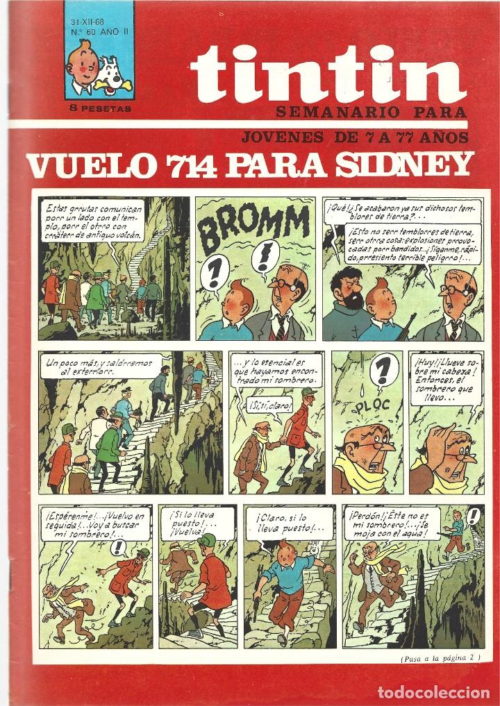 Tebeos: Semanario Tintin 60, 1968, Zendrera, muy buen estado