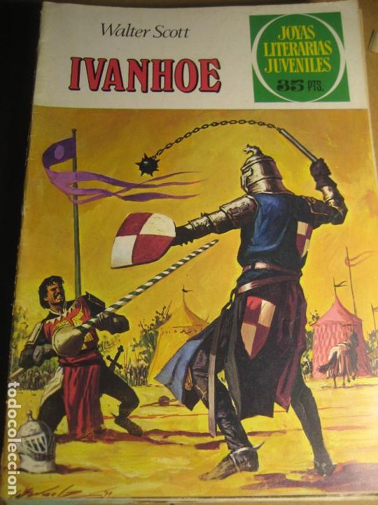 Tebeos: Ivanhoe. N&ordm; 16. Walter Scott. 1980 - Foto 1