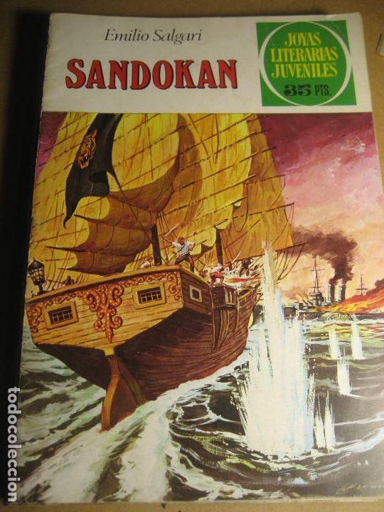 Tebeos: Sandokan. N&ordm; 52. Emilio Salgari. 1979 - Foto 1