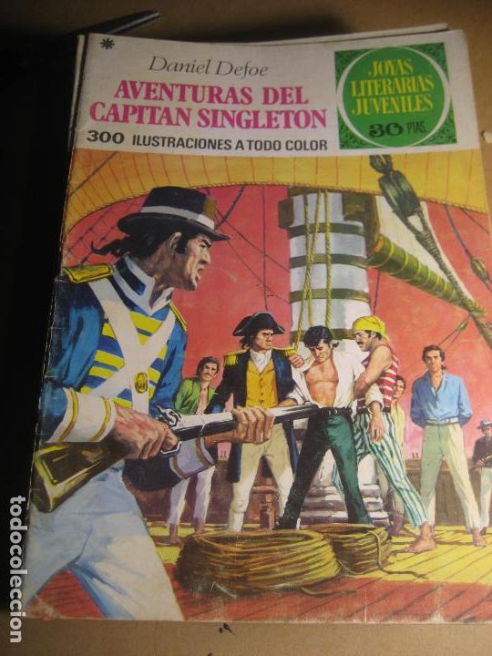 Tebeos: Aventuras del Capitan Singleton. N&ordm; 10. Daniel Defoe. 1978 - Foto 1