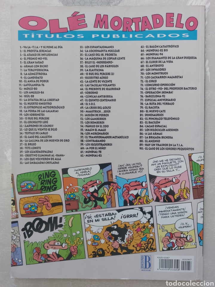 Tebeos: Mortadelo y Filem&oacute;n Ol&eacute; La brigada bicha n&deg;87 - Foto 2