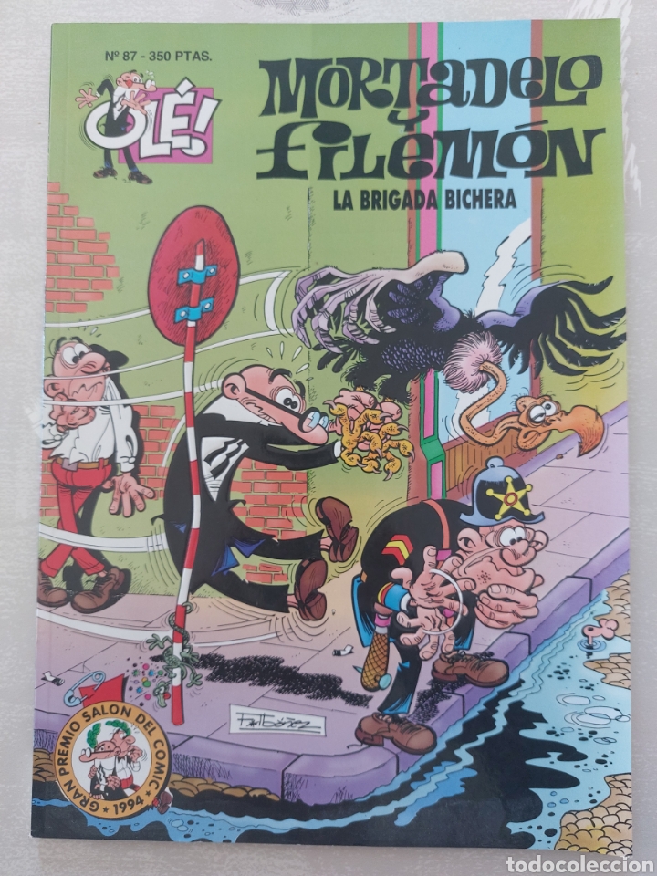 Tebeos: Mortadelo y Filem&oacute;n Ol&eacute; La brigada bicha n&deg;87 - Foto 1