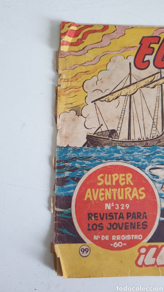 Tebeos: EL JABATO N&deg;329 ORIGINAL 1960 - Foto 4