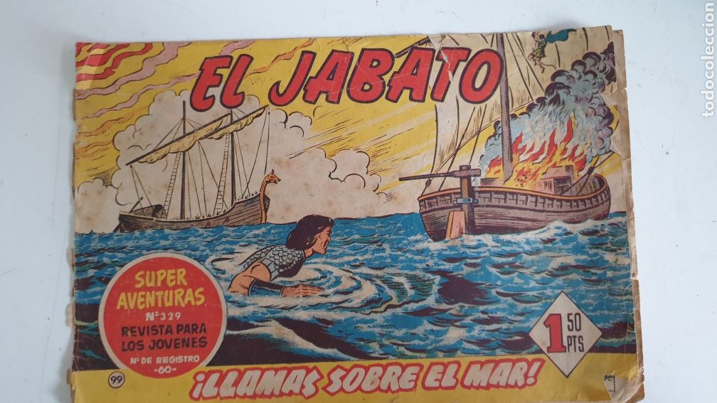 Tebeos: EL JABATO N&deg;329 ORIGINAL 1960 - Foto 1