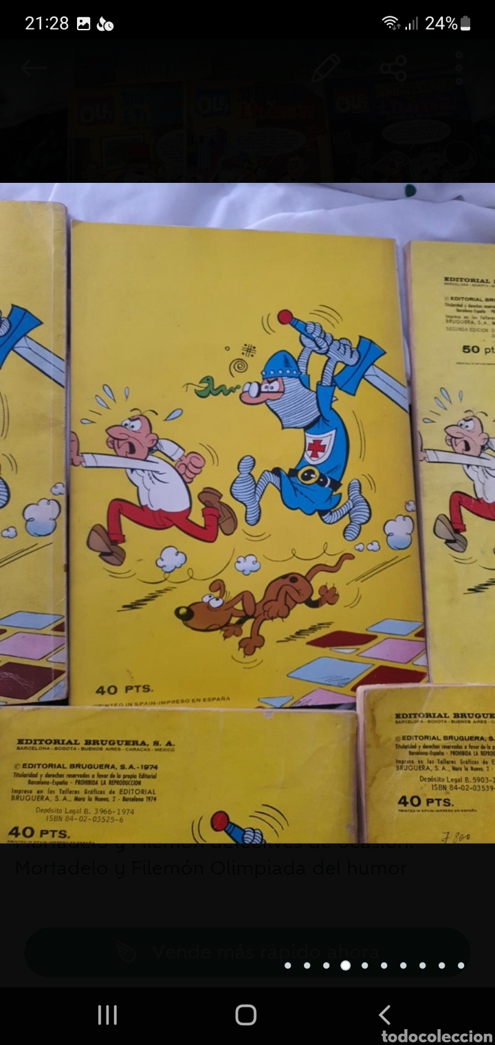 Tebeos: 8 Tebeos Mortadelo y Filem&oacute;n 40pts - Foto 2