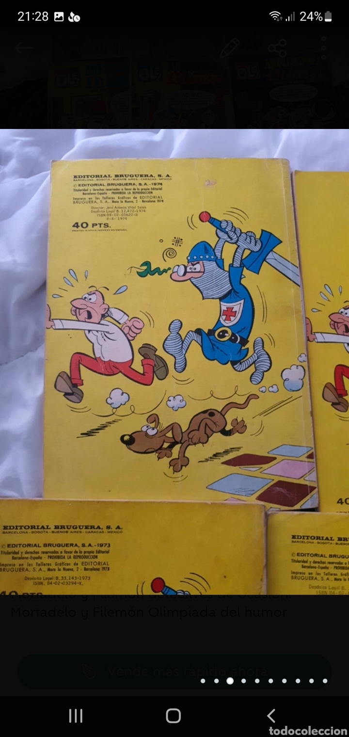 Tebeos: 8 Tebeos Mortadelo y Filem&oacute;n 40pts - Foto 3