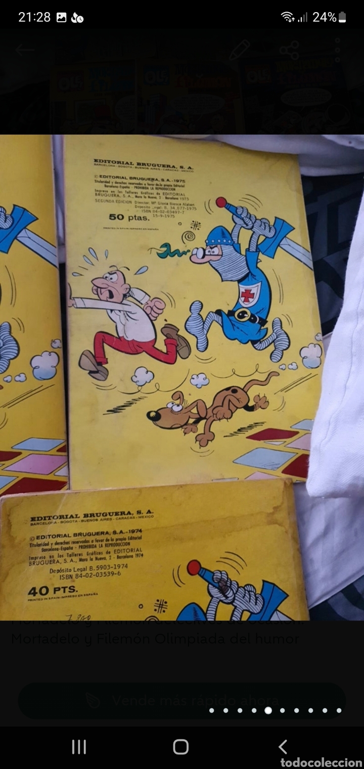 Tebeos: 8 Tebeos Mortadelo y Filem&oacute;n 40pts - Foto 7
