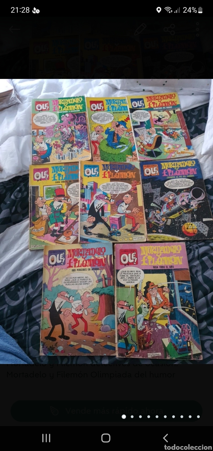 Tebeos: 8 Tebeos Mortadelo y Filem&oacute;n 40pts - Foto 1