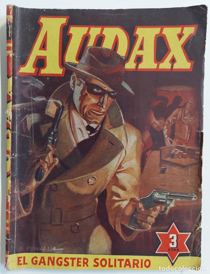 Tebeos: COMIC, AUDAX EL GANSTER SOLITARIO, NUMERO 1 (MUY RARO) P.V. DEBRIGODE. EDITORIAL BRUGUERA ... L 5122
