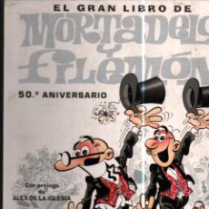 Tebeos: EL GRAN LIBRO DE MORTADELO Y FILEMÓN 50 ANIVERSARIO - CON CD (2007). Lote 334463208