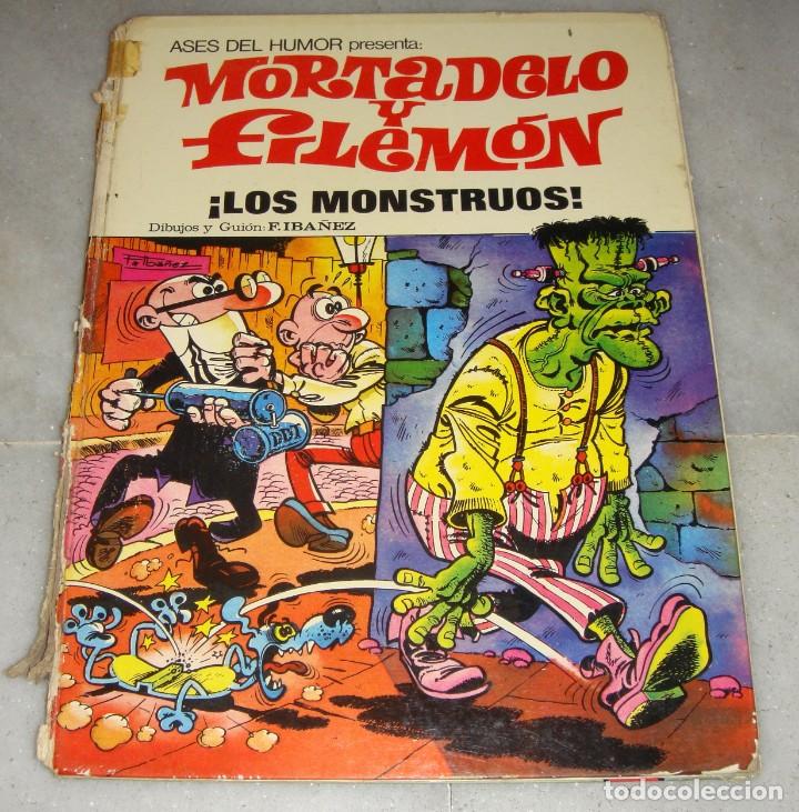 Tebeos: Mortadelo y Filem&oacute;n. Ases del Humor. Los Monstruos! - Foto 1
