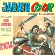 Tebeos: JABATO COLOR 11: MUERTE DE UN TRAIDOR, 1970, BRUGUERA, MUY BUEN ESTADO