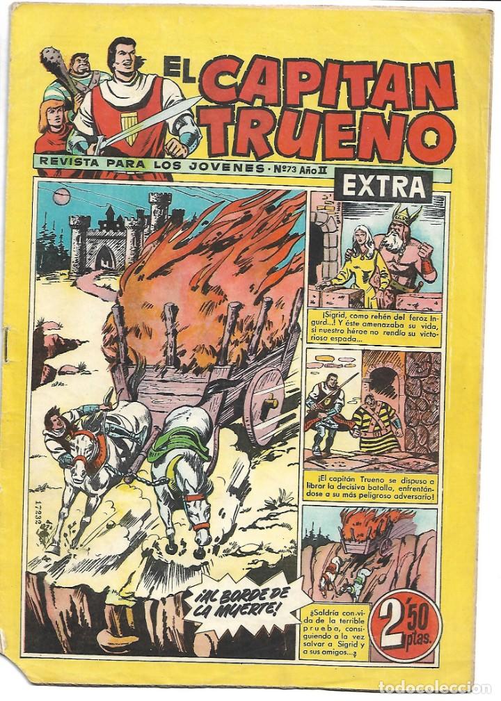 Tebeos: EL CAPITAN TRUENO EXTRA - NUMERO 73 - ORIGINAL - Foto 1