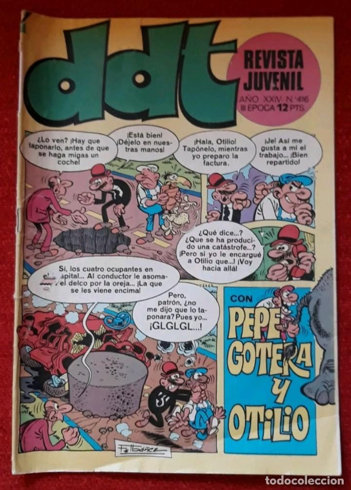 Tebeos: DDT N&uacute;mero 416. Conservaci&oacute;n Aceptable. - Foto 1