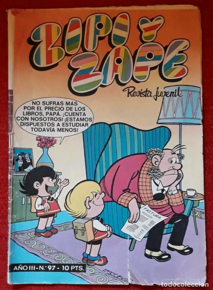 Tebeos: Zipi y Zape N&deg; 97. Conservaci&oacute;n Aceptable. - Foto 1