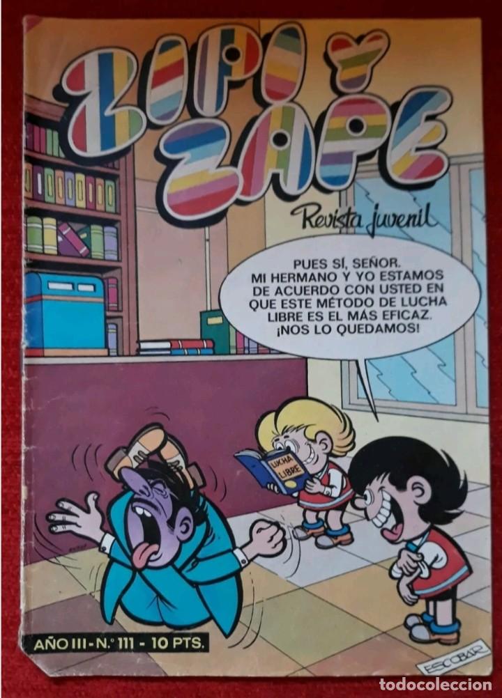 Tebeos: Zipi y Zape N&deg; 111. Conservaci&oacute;n normal. - Foto 1