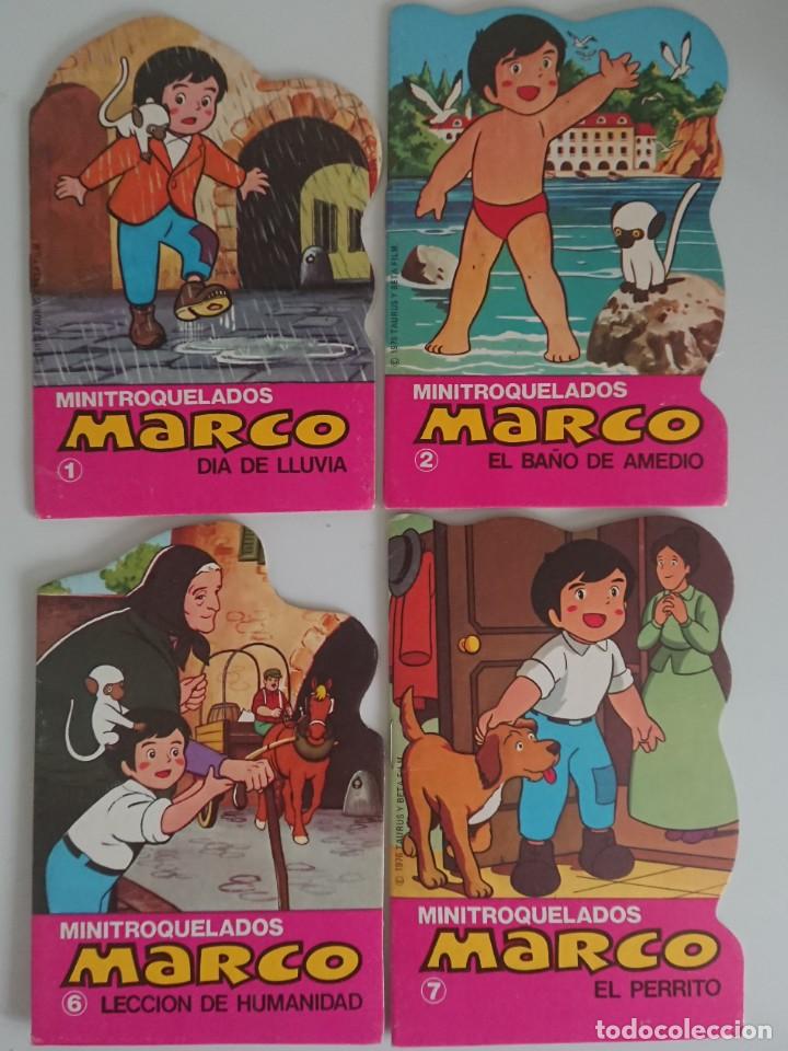Tebeos: Lote de 4 Cuentos Mini Troquelados Marco Taurus Beta Film B.R.B Madrid Editorial Bruguera 1977
