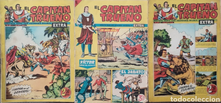 Tebeos: Lote de 8 Capit&aacute;n Trueno Extra.1960 - Foto 6