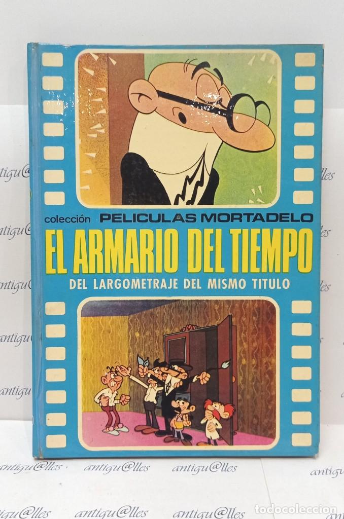 Tebeos: LIBRO PELICULAS MORTADELO,EL ARMARIO DEL TIEMPO N&ordm;1-1&ordf; EDICION,EDITORIAL BRUGUERA S.A. A&Ntilde;O 1973