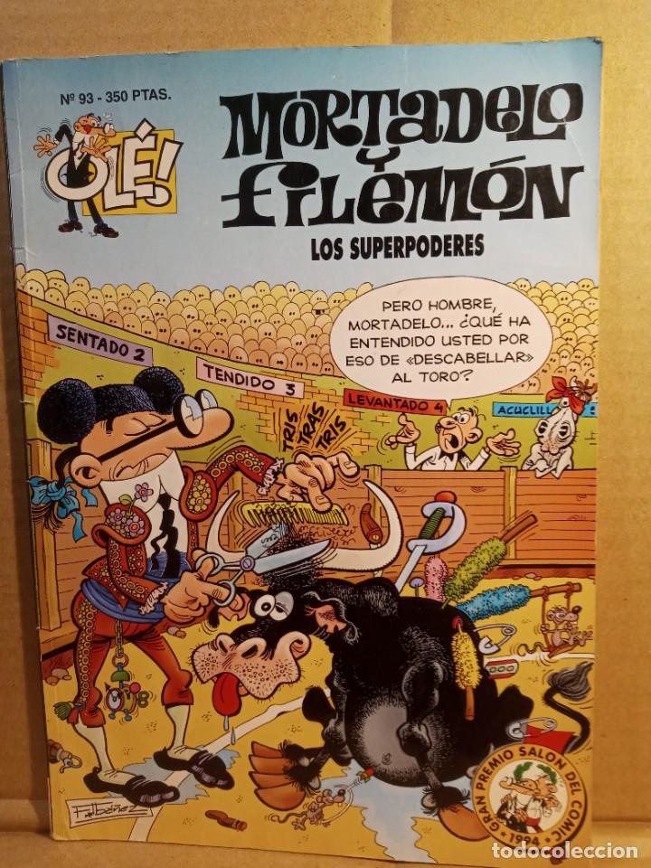 Tebeos: MORTADELO Y FILEMON - LOS SUPERPODERES. - Foto 1