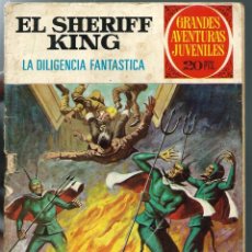 Tebeos: EL SHERIFF KING - LA DILIGENCIA FANTASTICA - BRUGUERA 1975 - GRANDES AVENTURAS JUVENILES Nº 64, RARO