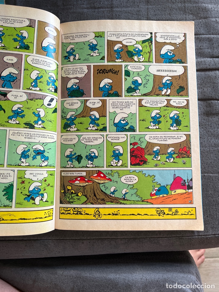 Tebeos: Antiguo Tebeo Comic los pitufos n&uacute;mero 5 - Foto 2
