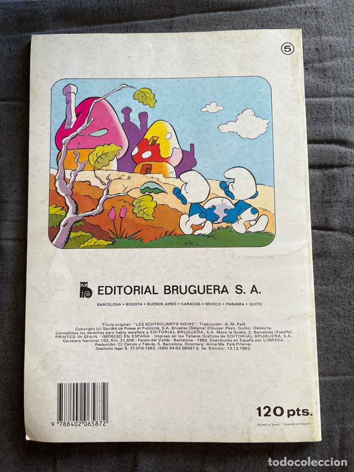 Tebeos: Antiguo Tebeo Comic los pitufos n&uacute;mero 5 - Foto 4