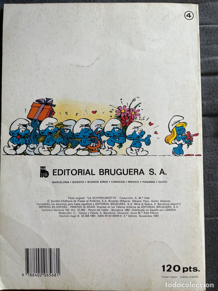 Tebeos: Antiguo tebeo comic los pitufos numero 4 - Foto 3