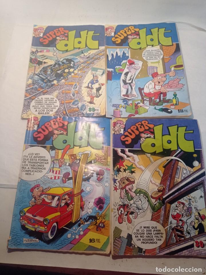 Comics: Lote coleccion super DDT 4 unidades a&ntilde;os 70