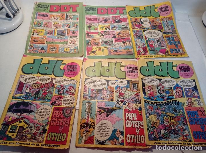 Comics: Lote coleccion DDT 6 unidades a&ntilde;os 70