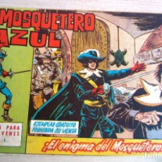Tebeos: EL MOSQUETERO AZUL Nº 1 AÑO 1962 ORIGINAL EN MUY BUEN ESTADO, BRUGUER. Lote 343586478