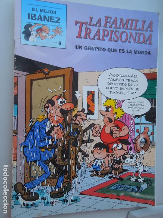 Tebeos: LA FAMILIA TRAPISONDA-UN GRUPITO QUE ES LA MONDA-EL MEJOR IB&Aacute;&Ntilde;EZ N&ordm; 8-EDICIONES PRIMERA PLANA 1999.