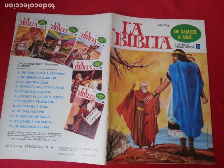 Tebeos: LA BIBLIA 8 - DE SAMUEL A SAUL - Foto 1