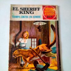 Tebeos: EL SHERIFF KING NÚMERO 28 GRANDES AVENTURAS JUVENILES EDITORIAL BRUGUERA 1 EDICIÓN AÑO 1972. Lote 345835023