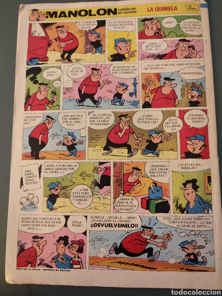 Tebeos: Mortadelo N 563. Buen estado - Foto 2