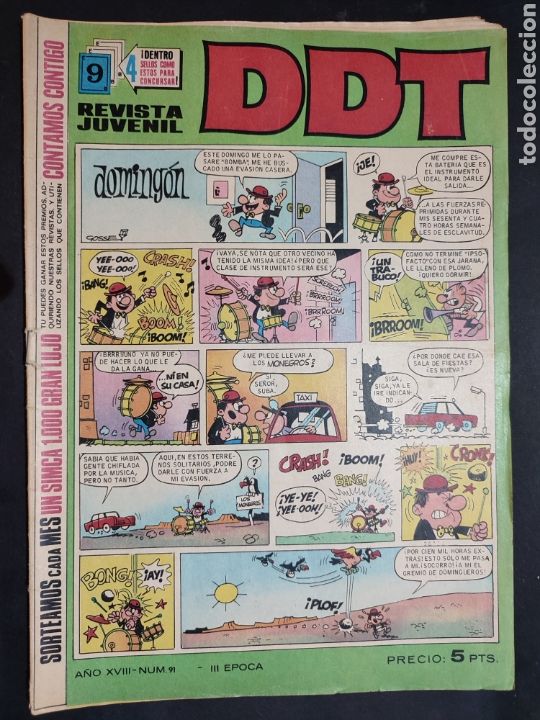 Tebeos: DDT N&uacute;m 91 Buen estado - Foto 1