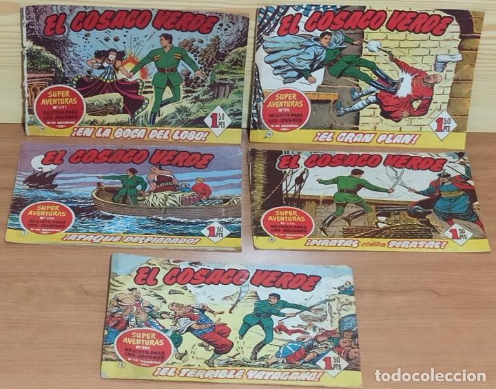 Tebeos: EL COSACO VERDE 35 EJEMPLARES ORIGINALES - Foto 2