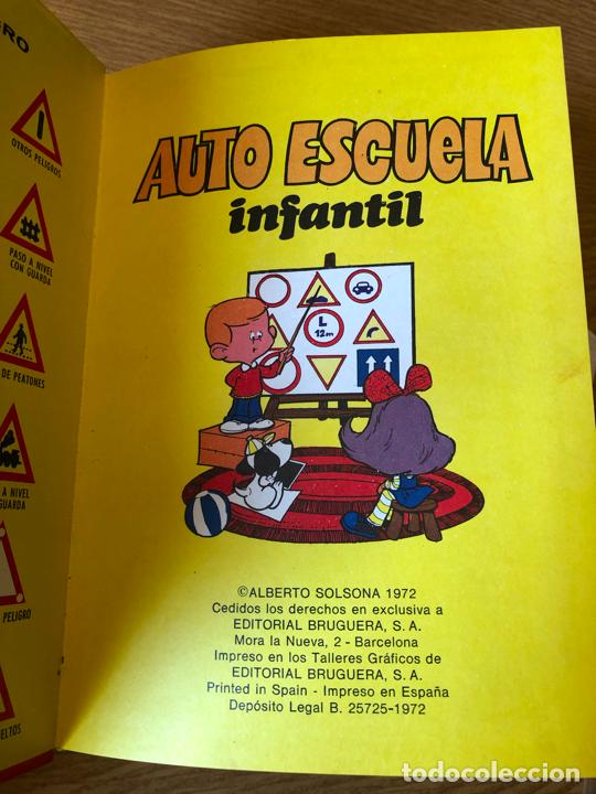 Tebeos: AUTO ESCUELA INFANTIL - COLECCION HORAS ALEGRES, BRUGUERA 1972 - Foto 4