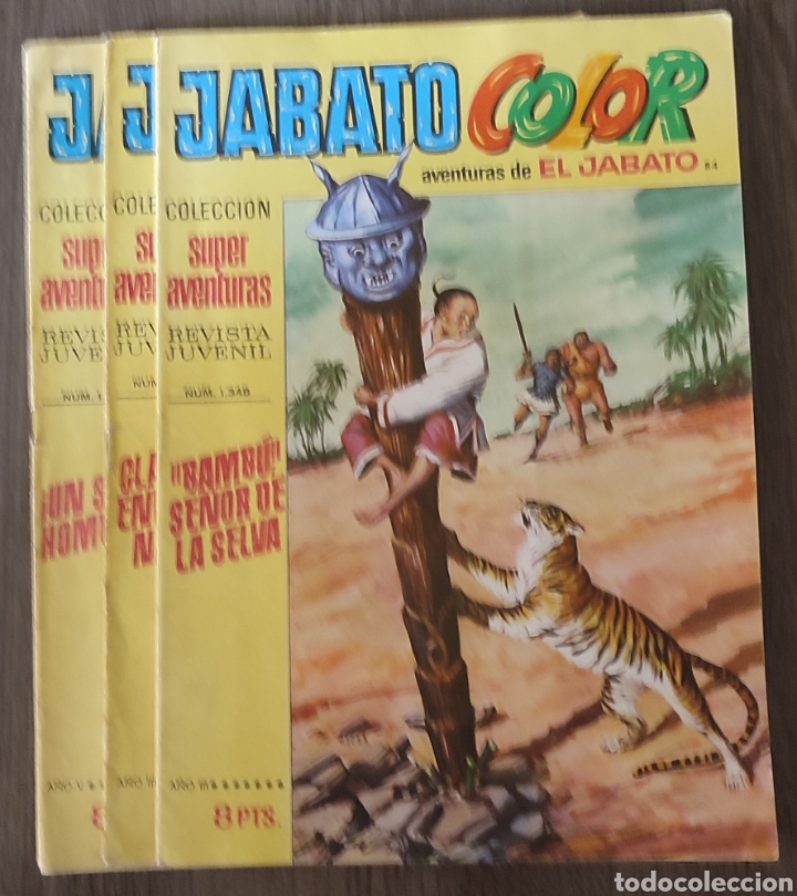 Tebeos: 3 Jabato Color Primera epoca .N&uacute;m 74-84-113 - Foto 1