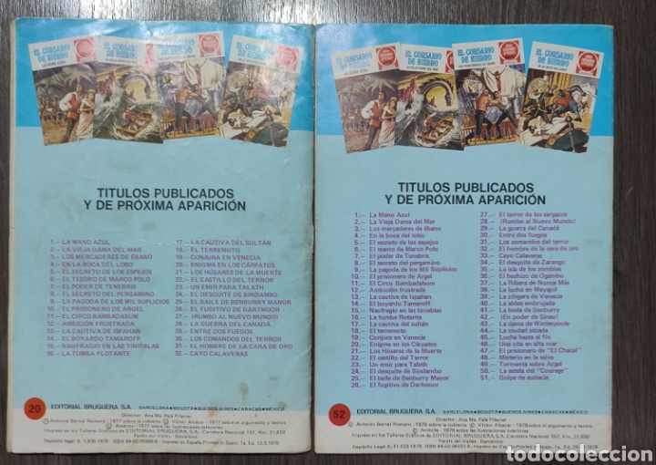 Tebeos: 2 Corsario de Hierro N&uacute;m 20 y 52 - Foto 4
