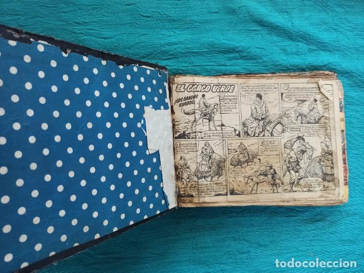 Tebeos: Antiguo tebeo Comic El Cosaco Verde. Encuadernado. - Foto 5