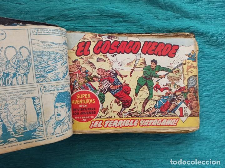 Tebeos: Antiguo tebeo Comic El Cosaco Verde. Encuadernado. - Foto 6