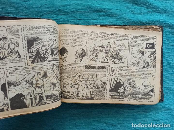 Tebeos: Antiguo tebeo Comic El Cosaco Verde. Encuadernado. - Foto 7