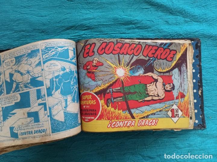 Tebeos: Antiguo tebeo Comic El Cosaco Verde. Encuadernado. - Foto 8